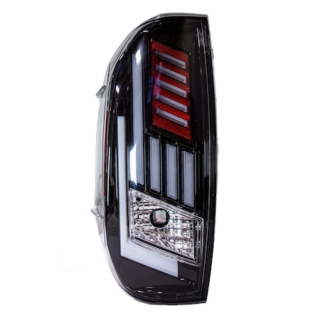 Renegade Led Sequential Tail Light Set Gloss Black / Clear CTRNG0667-GBC-SQ